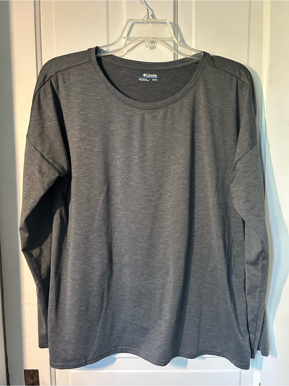Columbia Long-Sleeve Crewneck Shirt - Dark Gray